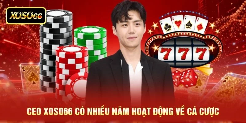 CEO XOSO66 có nhiều năm hoạt động về cá cược CEO XOSO66 có nhiều năm hoạt động về cá cược